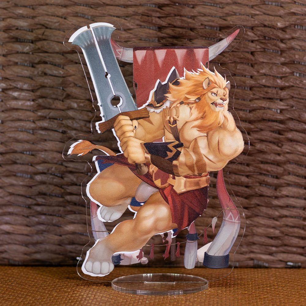 (สินค้ามือหนึ่ง) โมเดลตั้งโต็ะลายการ์ตูน ประเภท Kemono / Furry (AFK Journey / AFK Arena) - Brutus Ac