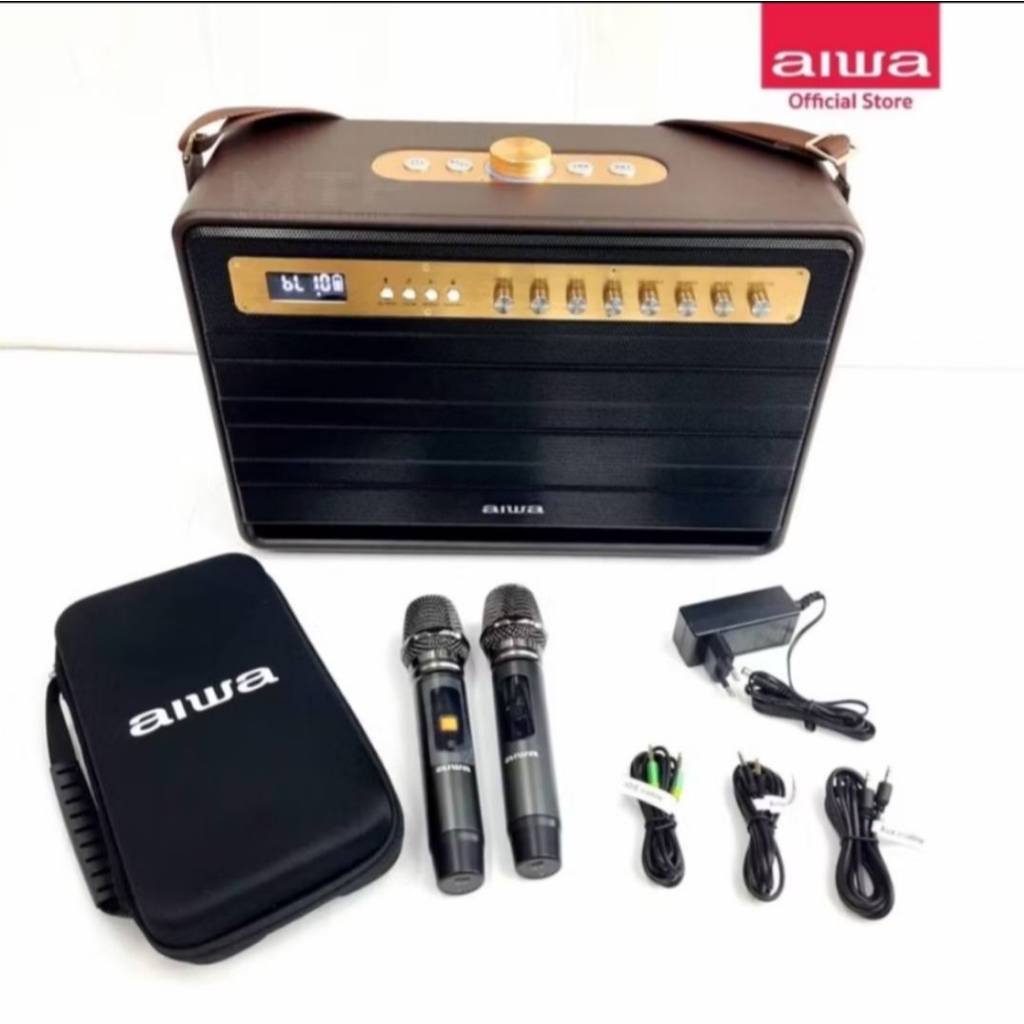AiWA Enigma (Mi-X450 Pro) Bluetooth Speaker Super Bass ลำโพงบลูทูธพกพา + พร้อมกระเป๋า *** แบตเสื่อม 