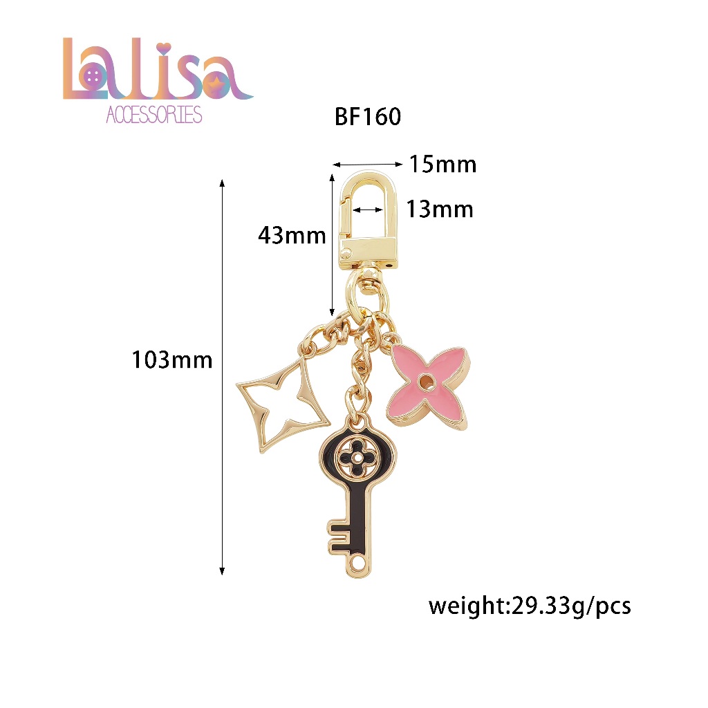 พวงกุญแจน่ารัก พวกกุญแจรูปซากุระ พวงกุญแจสุดน่ารักรูปกุญแจ alloy keychain BF160