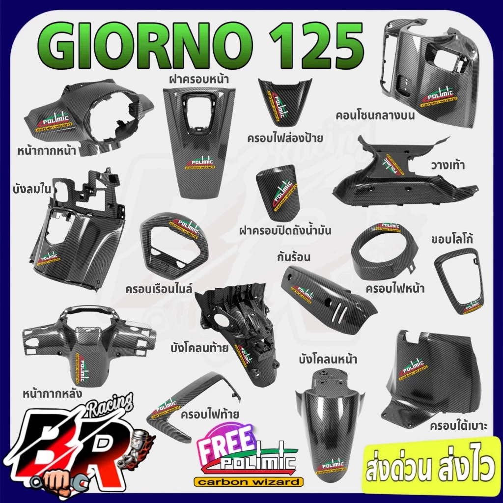 ชุดแต่งเคฟล่าลายสาน 5D Giorno 125