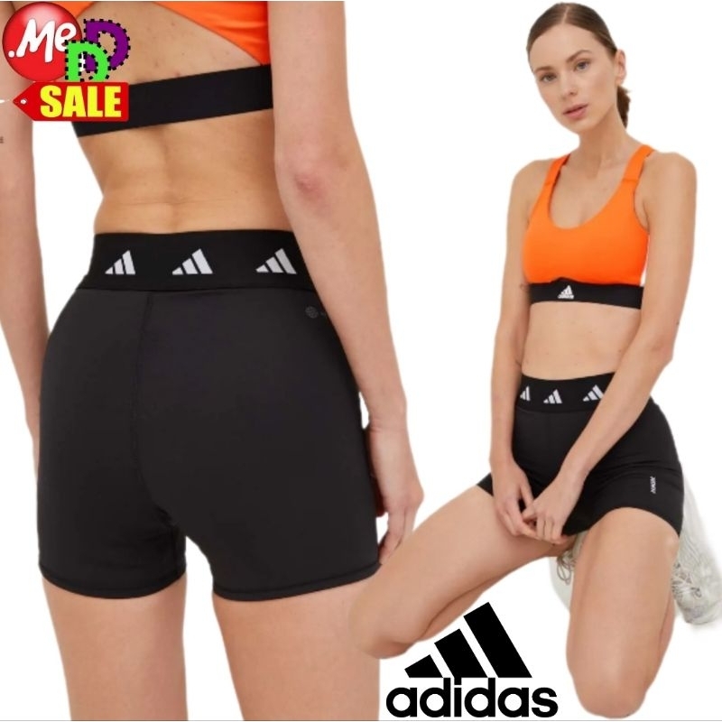 ADIDAS - ใหม่ กางเกงรัดกระชับกล้ามเนื้อเอวสูง ใส่เทรนนิ่ง TECHFIT COMPRESSION SHORT IT2275 JG8887 IU