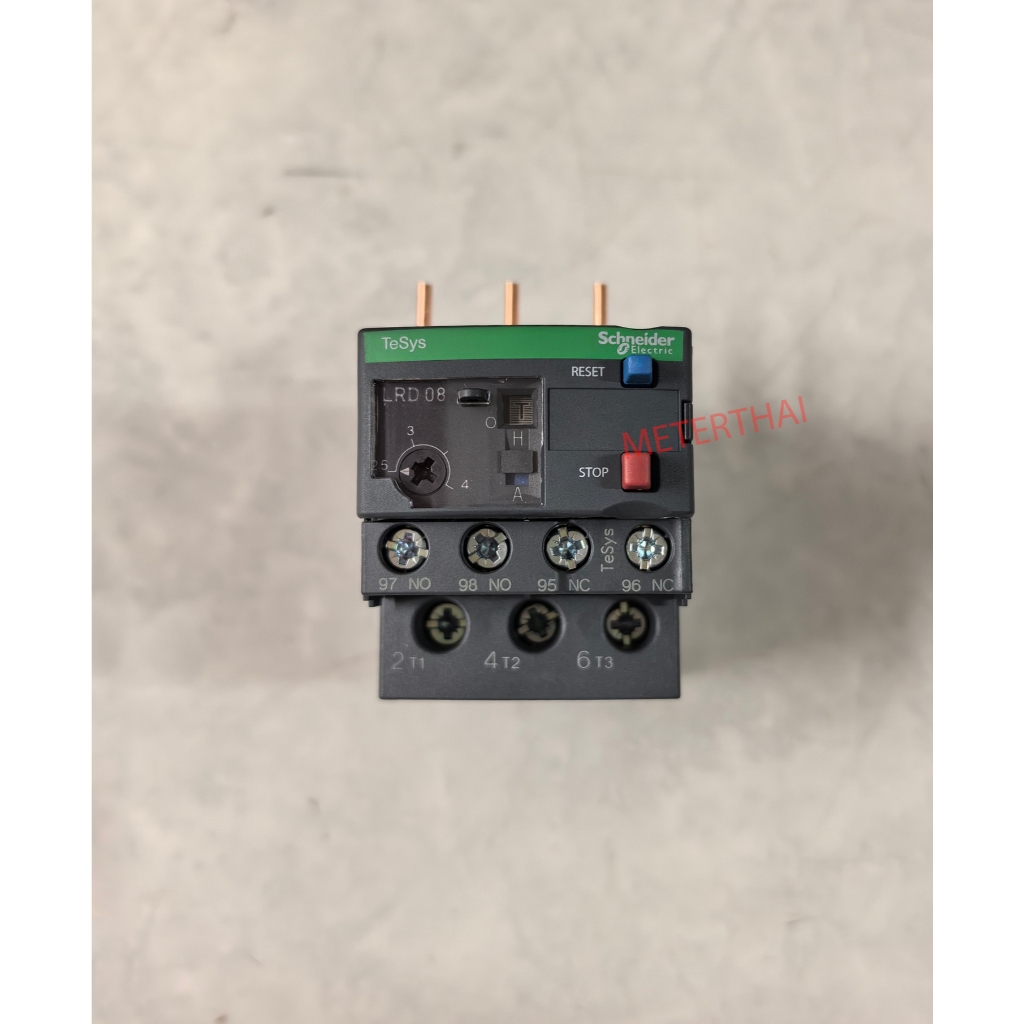 Schneider Electric LRD08 กระแส 2.5-4 A โอเวอร์โหลด รีเลย์ Overload Relay