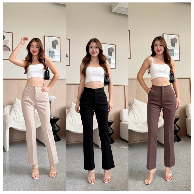 กางเกงโรเชฟขาม้าเล็ก{กระดิ่งเล็ก}ผ้ายืดใส่สบาย{No14}