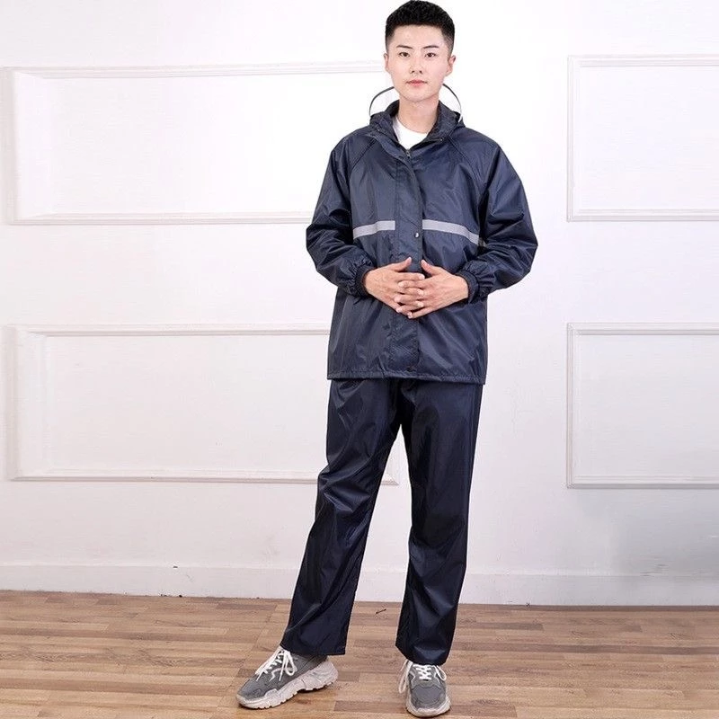 New Alitech ชุดกันฝน เสื้อกันฝน มีแถบสะท้อนแสง Waterproof Rain Suit thumbnail 5