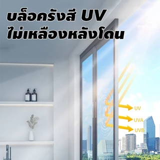 ฟิล์มหน้าต่างความเป็นส่วนตัวแบบไม่กลับ - ป้องกันรังสี UV, ฟิล์มสะท้อนแสงแบบเกาะติดสถิติสำหรับบ้าน