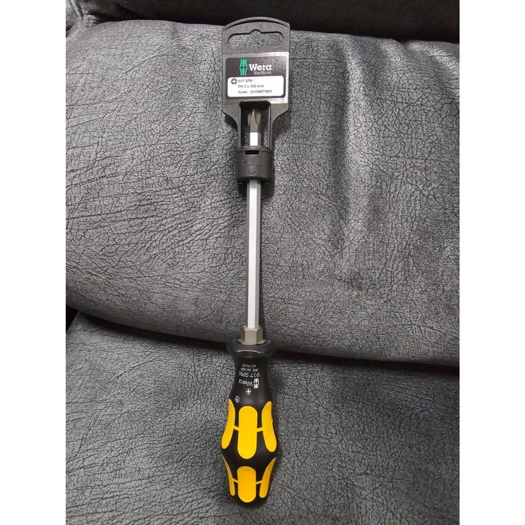 ไขควงตอกแฉก 917 SPH PH3 3x150 mm Code Nr:.05100077001 Wera