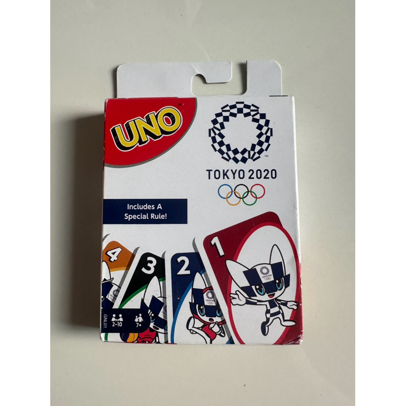 Uno card  Tokyo 2020