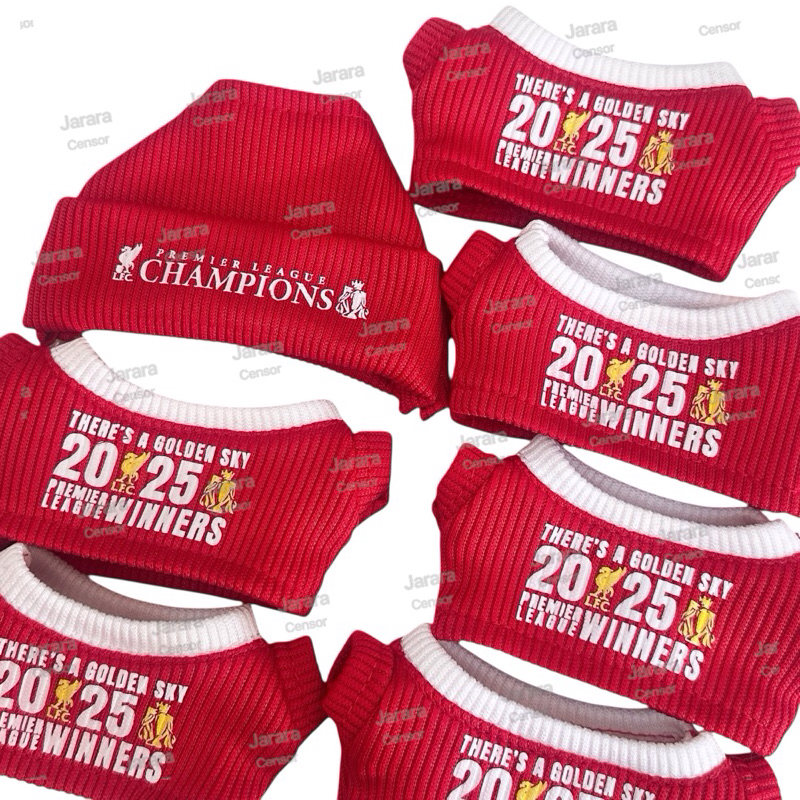 ชุดตุ๊กตาฉลองแชมป์ LIVERPOOL สำหรับตุ๊กตาพวงกุญแจ 15-17cm - รูปที่ 3