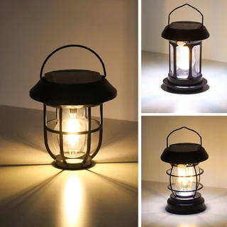 LUCKYLED โคมไฟโซล่าเซลล์ ตั้งแคมป์ LED ตะเกียง โซล่าเซลล์ ตะเกียง โคมไฟระย้า Solar Sensor Light