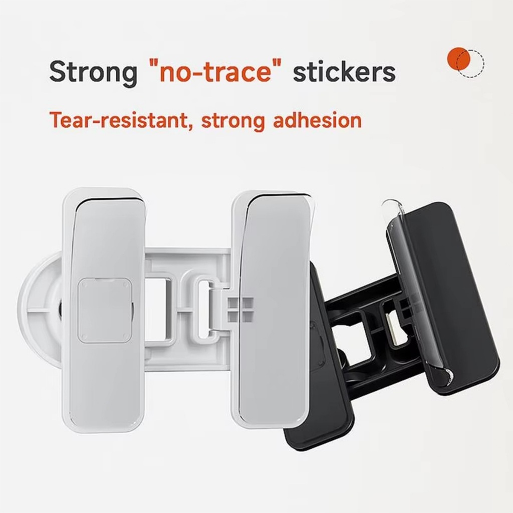 ็ตัวล็อคประตูตู้ แบบไม่ต้องเจาะ สำหรัยล็อคตู้เย็น ตู้เสื้อผ้า พลาสติก ป้องกันการหนีบ สองสีให้เลือก - รูปที่ 7