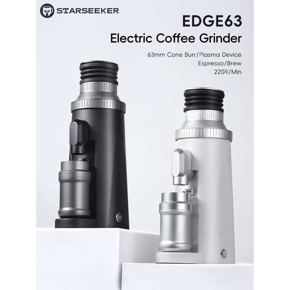 【รุ่นใหม่2025】STARSEEKER EDGE63 Electric Coffee Grinder 63mm Cone Burr Espresso เครื่องบดเมล็ดกาแฟไฟ