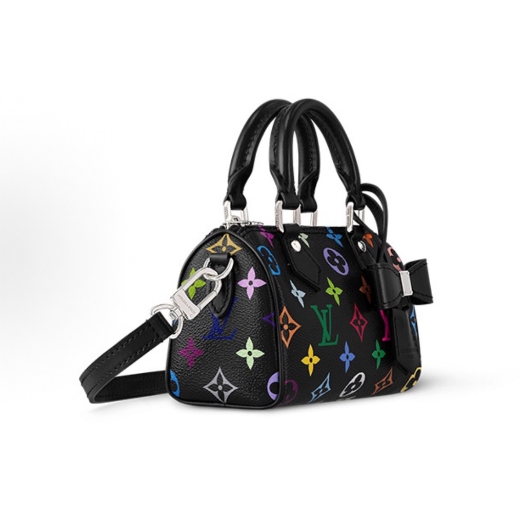 Louis Vuitton LV x Takashi Murakami Black tricolor series bag / กระเป๋า LV x Takashi Murakami ซีรีส์ Black tricolor