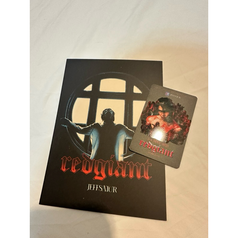 (พร้อมส่ง)Poscard+บัตรแข็ง Jeff Satur RedGiant Concert