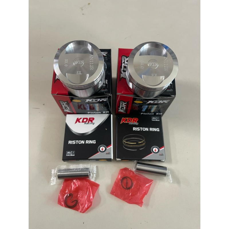 ลูกสูบเชียร์ KDR ขนาด53/54 หัวลูกCNC หลบวาวมาให้แล้ว 2วาล์ว