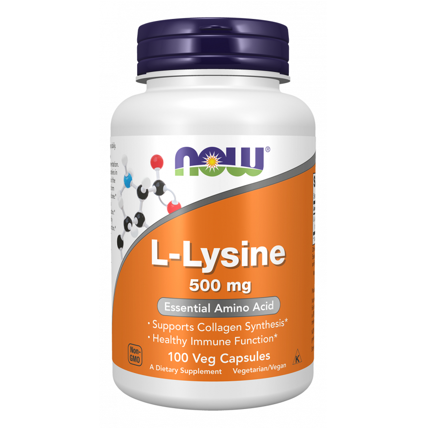 Now Food  พร้อมส่ง >>> แอล-ไลซีน | L-Lysine 500 MG / 1,000 MG [Tablets] by NOW FOODS
