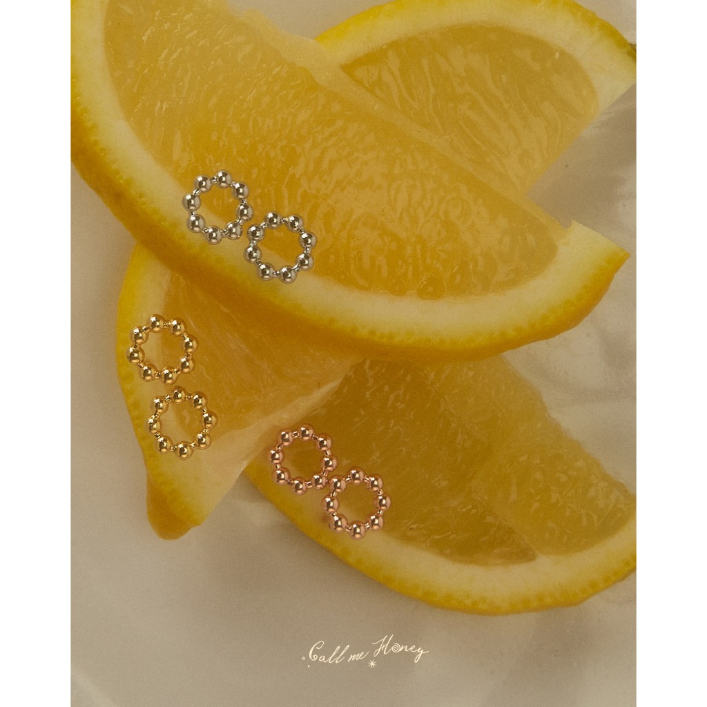 Julys – tiny tiny earrings ราคา ถูกที่สุด ดีลบีเคเค แกลเลอรีภาพที่ 2