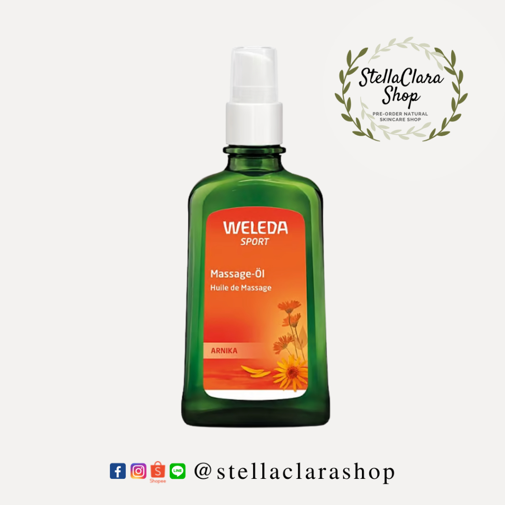 Weleda Arnica Massage Oil 100 ml (หมดอายุ 10/2027)