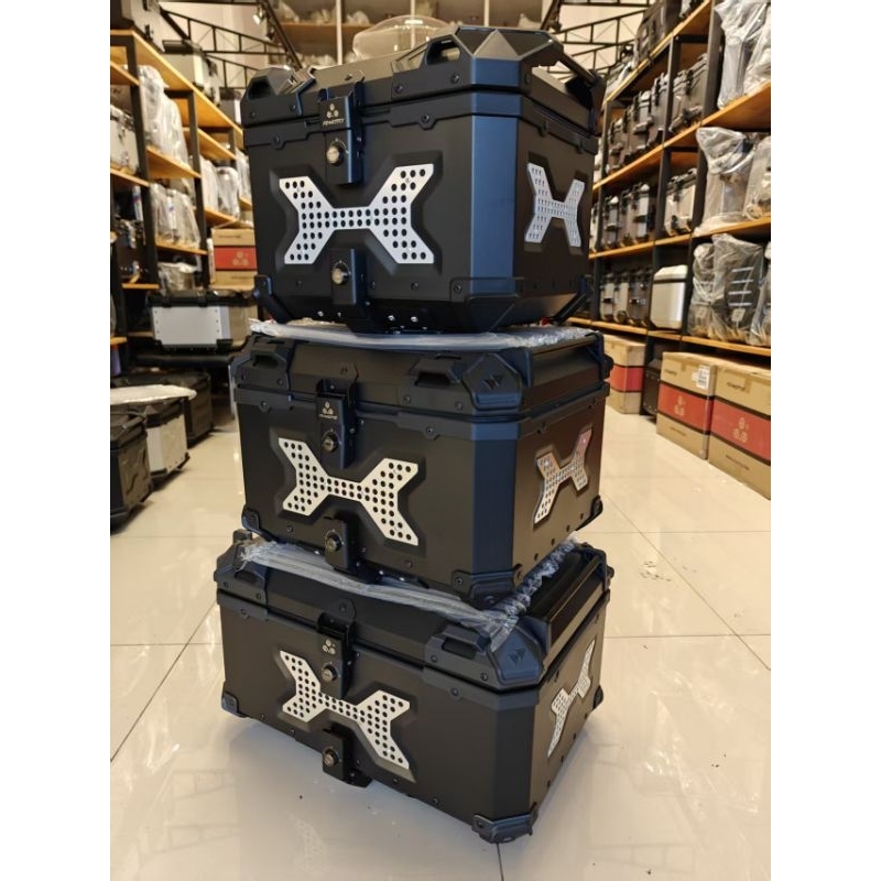 🔥พร้อมส่ง🔥 กล่องท้ายF2MOTO 3X 45L-55L-65L กล่องท้ายมอเตอร์ไซค์ กล่องหลังมอเตอร์ไซค์ พร้อมของแถมอินเน