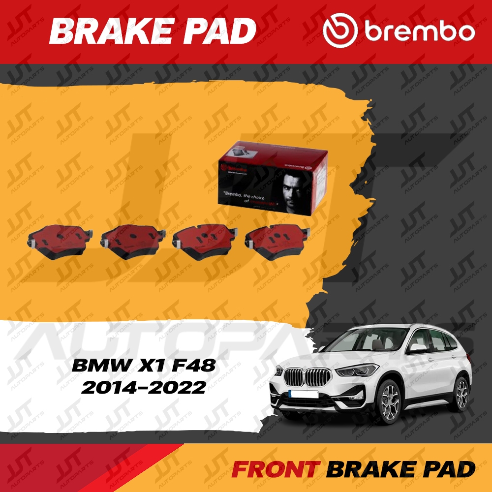 Brembo ผ้าเบรค BMW X1 (F48) 2014-2022 [คู่หน้า, ดิสก์หลัง]