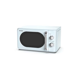 SHARP Microwave ไมโครเวฟ รุ่น R-220EF Retro สีครีม สีชมพู สีฟ้า ขนาด 20 ลิตร กำลังไฟ 700 วัตต์