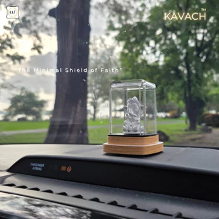 KAF หิ้งพระหน้ารถ หิ้งพระติดรถยนต์ ติดด้วยแผ่นซิลิโคนกันลื่นแบบพิเศษ ไม่ทิ้งคราบ ไม่ทำให้รถเป็นรอย KAVACH™