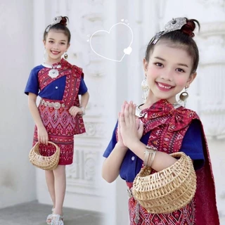 ชุดไทยเด็ก ชุดไทยล้านนาเด็กหญิง เด็กชาย ชุดพื้นเมืองเด็ก สวยหล่อมากคะ🙏🙏