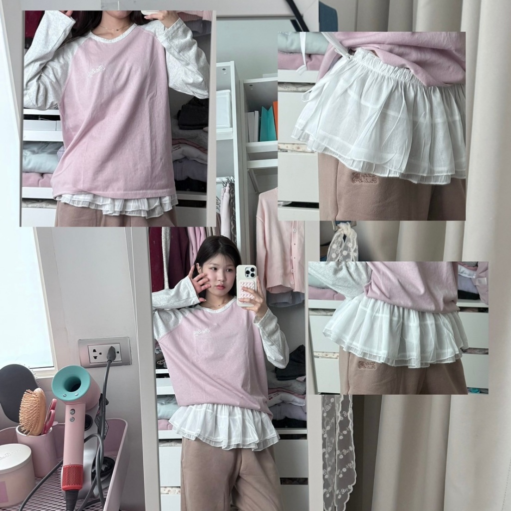 Bonbon Long Sleeves - เสื้อแขนยาว ผ้านุ่ม
