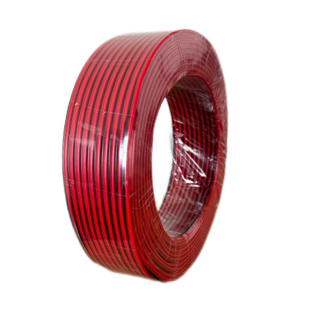 ความยาว 60m. สายไฟ สายลำโพง ดำ แดง 2x0.5 speaker cable for Audio/pa/home 2x0.5mm - รูปที่ 3