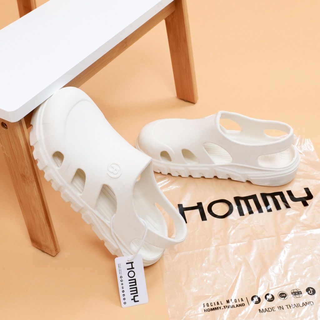 Hommy รองเท้าแตะ (ชาย-หญิง) กันลื่น ลําลอง พื้นหนา พื้นนิ่ม 2.7CM ใส่สบายเท้า SH-5..