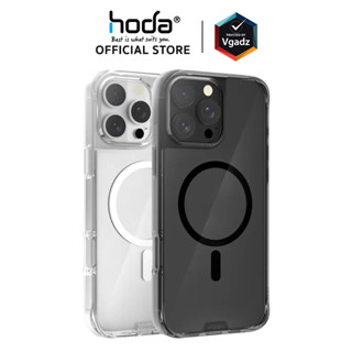 Hoda เคสสำหรับ iPhone 16 Pro / 16 Pro Max รุ่น Glass Case Cr…