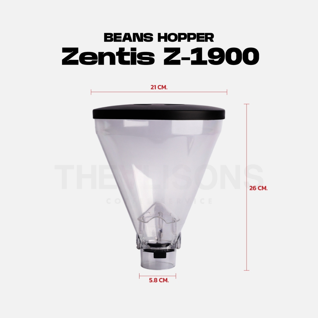 โถเครื่องบดเมล็ดกาแฟ Zentis Z-1900