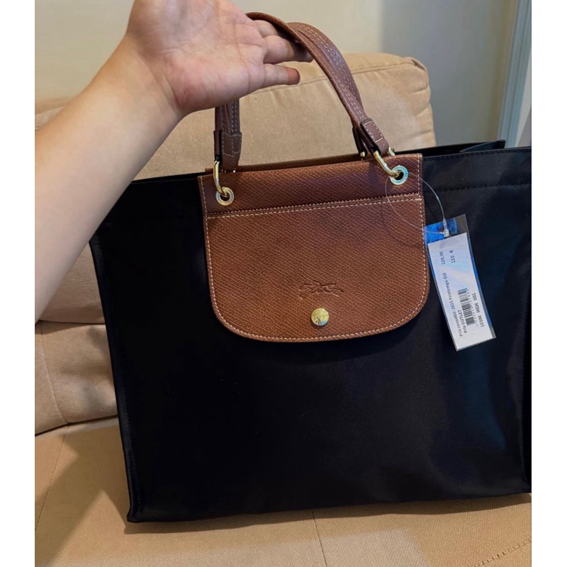 LC MARCHE TOP HANDLE BAG🤎(490฿) กระเป๋าถือแบรนด์ดัง ใบใหญ่ หนังอย่างดีขึ้นจากงานจริง ปั๊มตรงทุกจุด งานเป๊ะมากกๆ valen