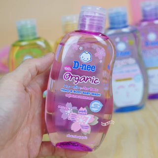 D-nee Organic ดีนี่ ออแกนิค -สบู่เหลวอาบและสระผม 180 มล.