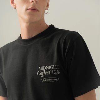 introvertwears | Midnight Coffee Club (4 colors) เสื้อยืดแขนสั้น คอกลม ผ้านุ่มพิเศษ