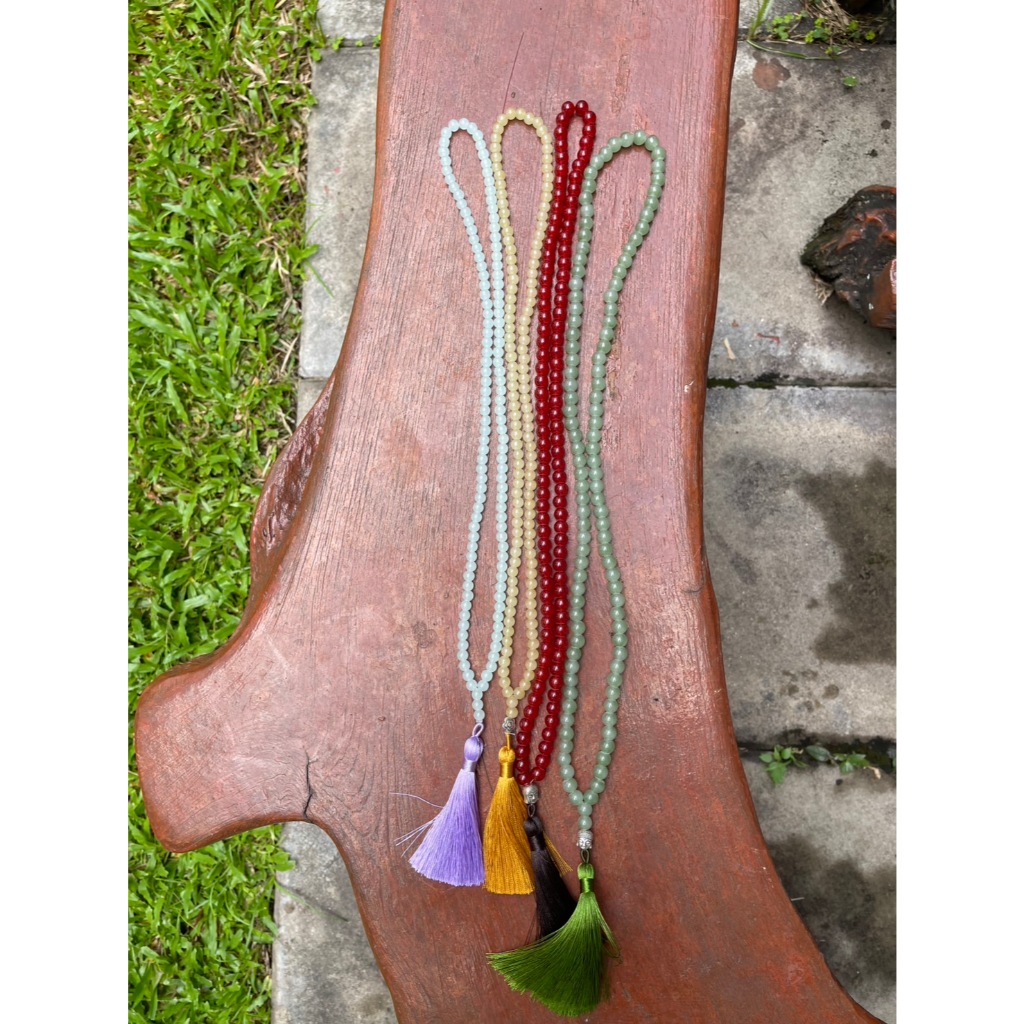 สร้อยคอประคำ หยกสีต่างๆ 6mm 8mm 10mm