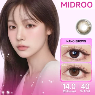 【ซื้อ1ได้7ชิ้น】Midroo【COD】คอนแทคเลนส์บิ๊กอาย Jewelry Brown / Grey คอนแทคเลนส์รายเดือน 14.0/14.2/14.5mm