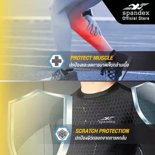 Spandex เสื้อรัดกล้ามเนื้อแขนยาวเด็ก กันUV ผ้าไม่อุ้มน้ำ แห้งไว กระชับ ไม่ย้วย ใส่ว่ายน้ำได้ CM701