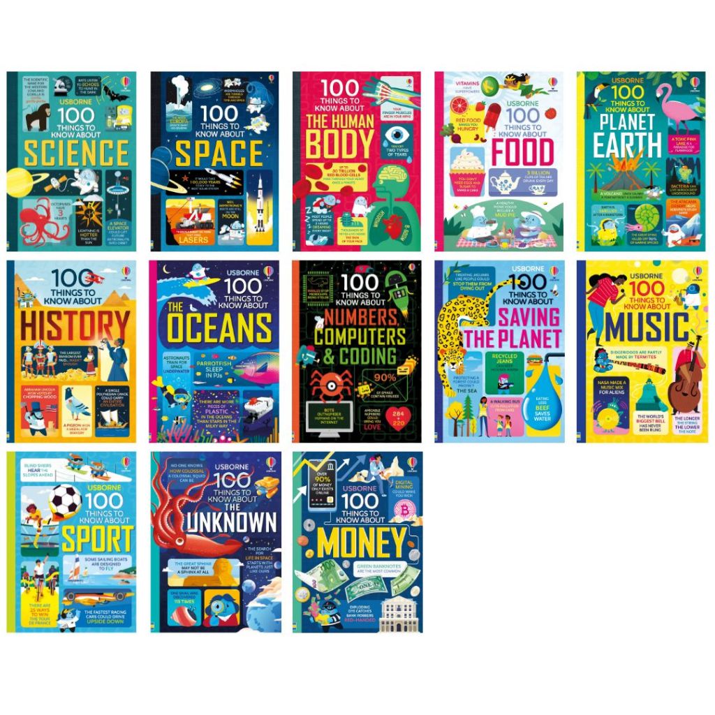Usborne - 100 Things to Know About Book Series
