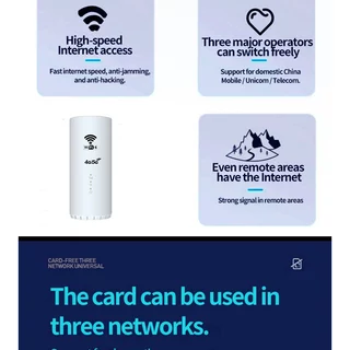 เราเตอร์ WiFi6 ทรงกระบอกแนวตั้ง 4G/5G Router wifi ใช้ได้กับซิมทุกเครือข่าย เสียบใช้เลย ไม่ติดตั้ง