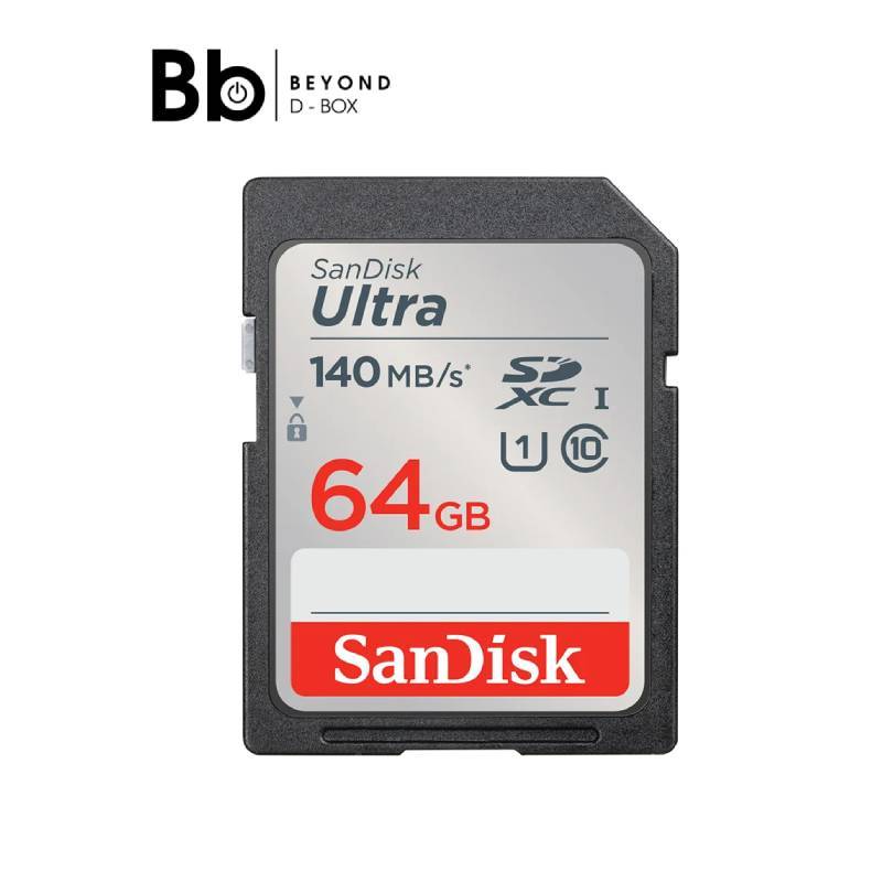 เมมโมรี่การ์ด SanDisk Ultra SDXCSDUNB 64GB C10 UHS-I by BB Beyond D-Box