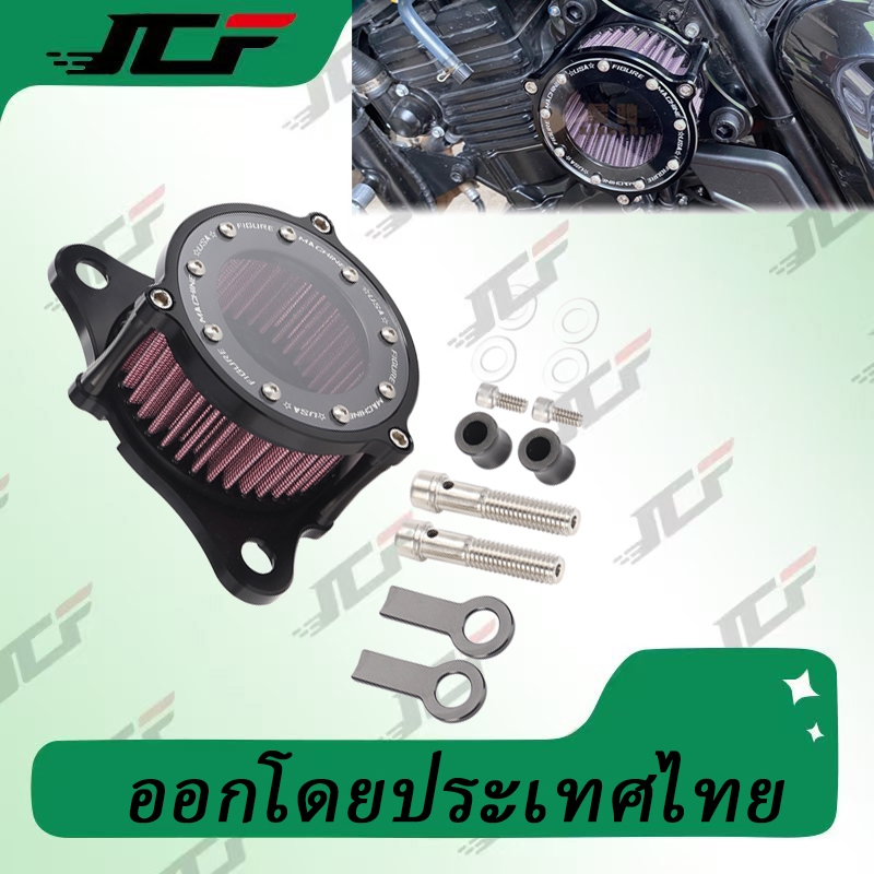 รถจักรยานยนต์ดัดแปลง Retro Time Space กรองตาข่ายโปร่งใส Air ตาข่ายเห็ดหอมหัว Harley XL883 1200 X48
