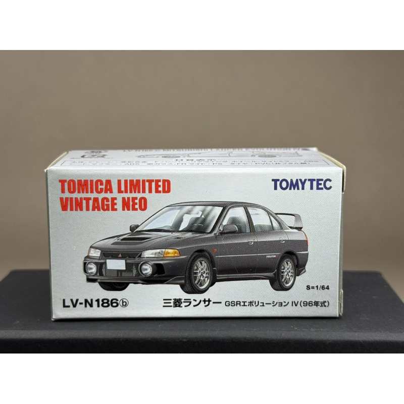 🔹Mitsubishi Lancer Evolution IV LV-N186b Scale 1:64 ยี่ห้อ Tomytec