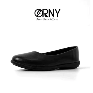 ORNY(ออร์นี่) ® คัชชูส้นเตี้ย 1150 รองเท้าคัทชูนักศึกษา รองเท้าทำงาน