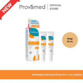 [แพ็คคู่] PROVAMED SUN FACE SPF 50+ PA++++ 30 G (BEIGE)