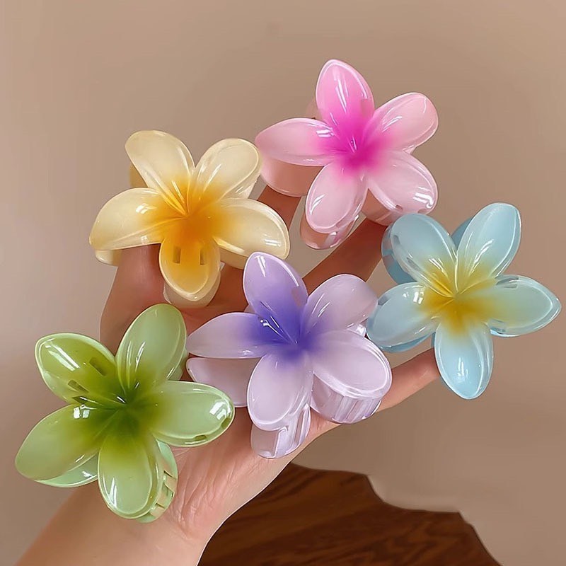 กิ๊ฟดอกไม้ สีพาสเทล กิ๊ฟหนีบผม น่ารัก ที่หนีบผม แฟชั่น GFV