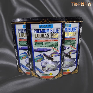 🐠Akari Premium BluelouhanPro (เม็ดสําหรับลูฮัน ชานนา & ปลาพรีเมเตอร์อะไร) 🐟100 กรัม🐟