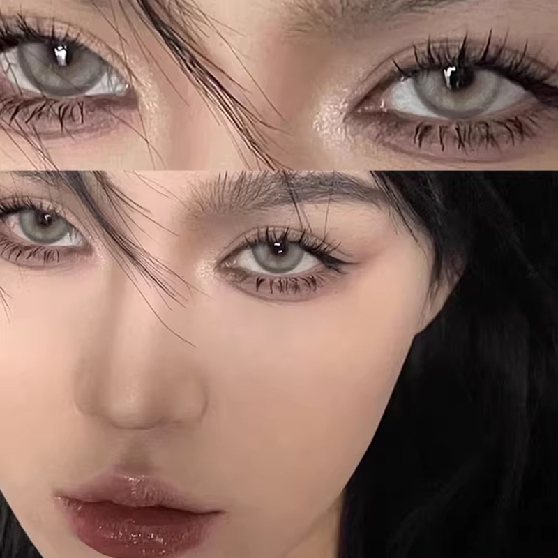 （COD）คอนแทคเลนส์สี 1 คู่/คอนแทคเลนส์/คอนแทคเลนส์รายวัน/คอนแทคเลนส์รายปี/คอนแทคเลนส์สีเทา/คอนแทคเลนส์