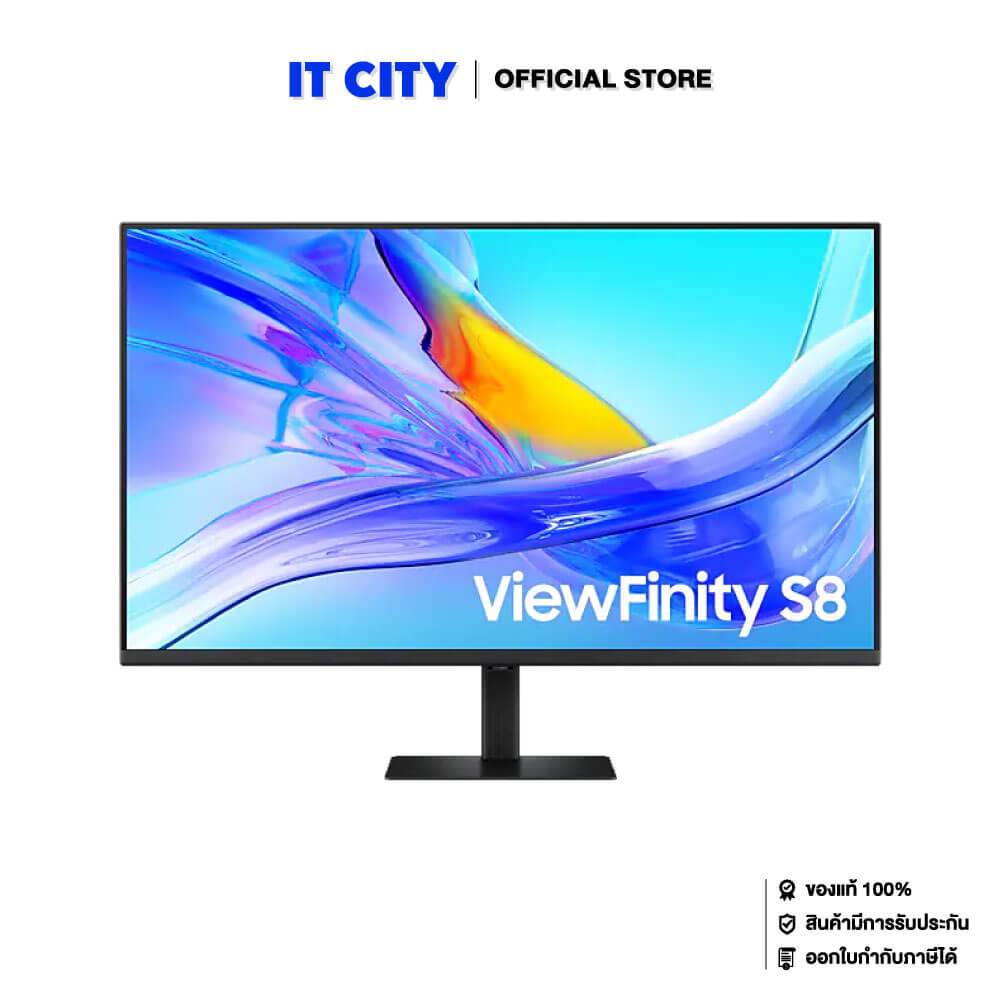 SAMSUNG ViewFinity S8 S80UD LED Monitor LS37D800UAEXXT - 37"/VA/4K/60Hz/5ms/3Y*3 MNL-002262