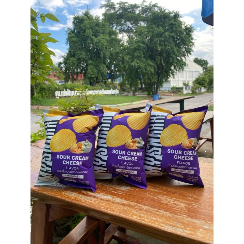 MY SNAXX มันฝรั่ง MY MATE NATE! รสซาวครีมรส จำนวน 3 ซอง