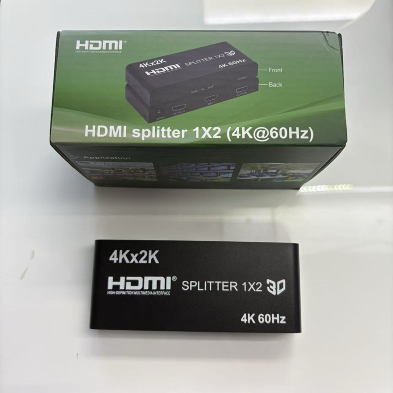 4kx2k 1x2 HDMI Splitter 4k 1X4 3D Video Converter 1080P Video จําหน่ายสําหรับ PS3 PS4 กล่องทีวี DVD 